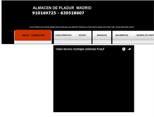 Tablet Screenshot of almacendepladur.com